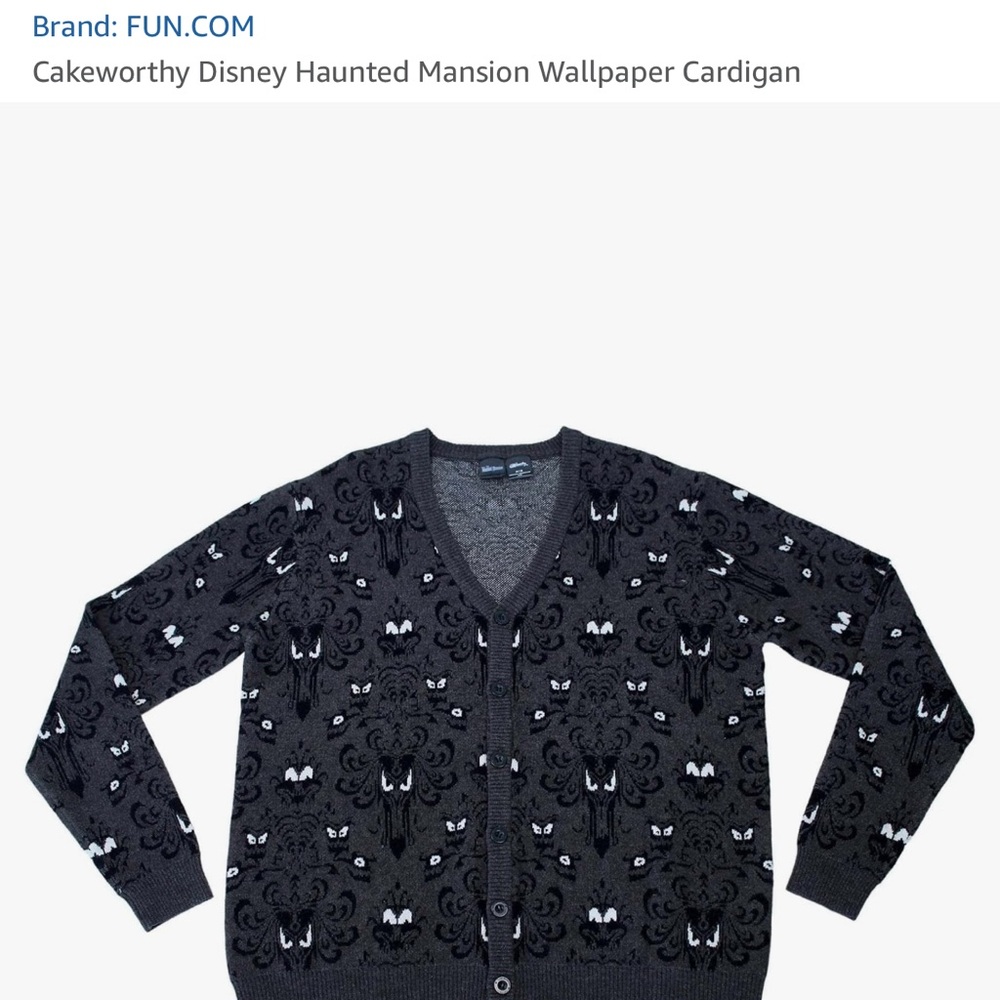 Cakeworthy unisex Disney haunted mansion cardigan size 2x. New with tags
